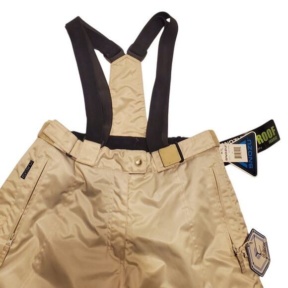 Snozu Snow Ski Pants Adjustable Suspenders Full Zipper Waterproof Breathable NWT - Picture 2 of 12